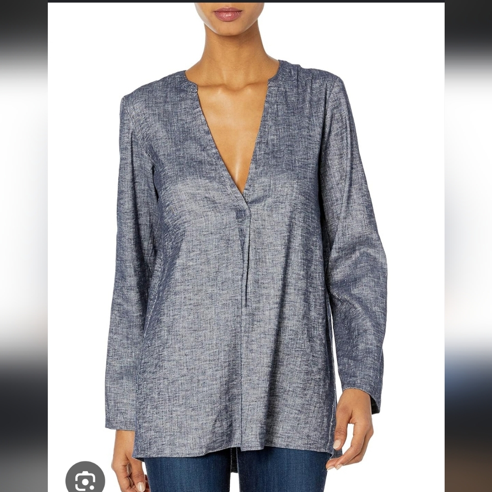 THEORY Womens Size S Ofeliah Tierra Wash Top